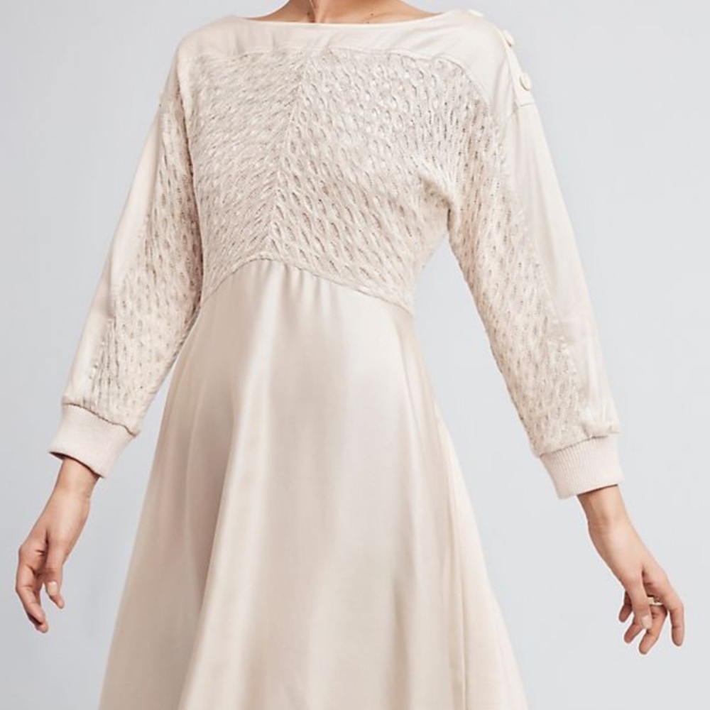 Antropologie Holding Horses Dress XS flare euc